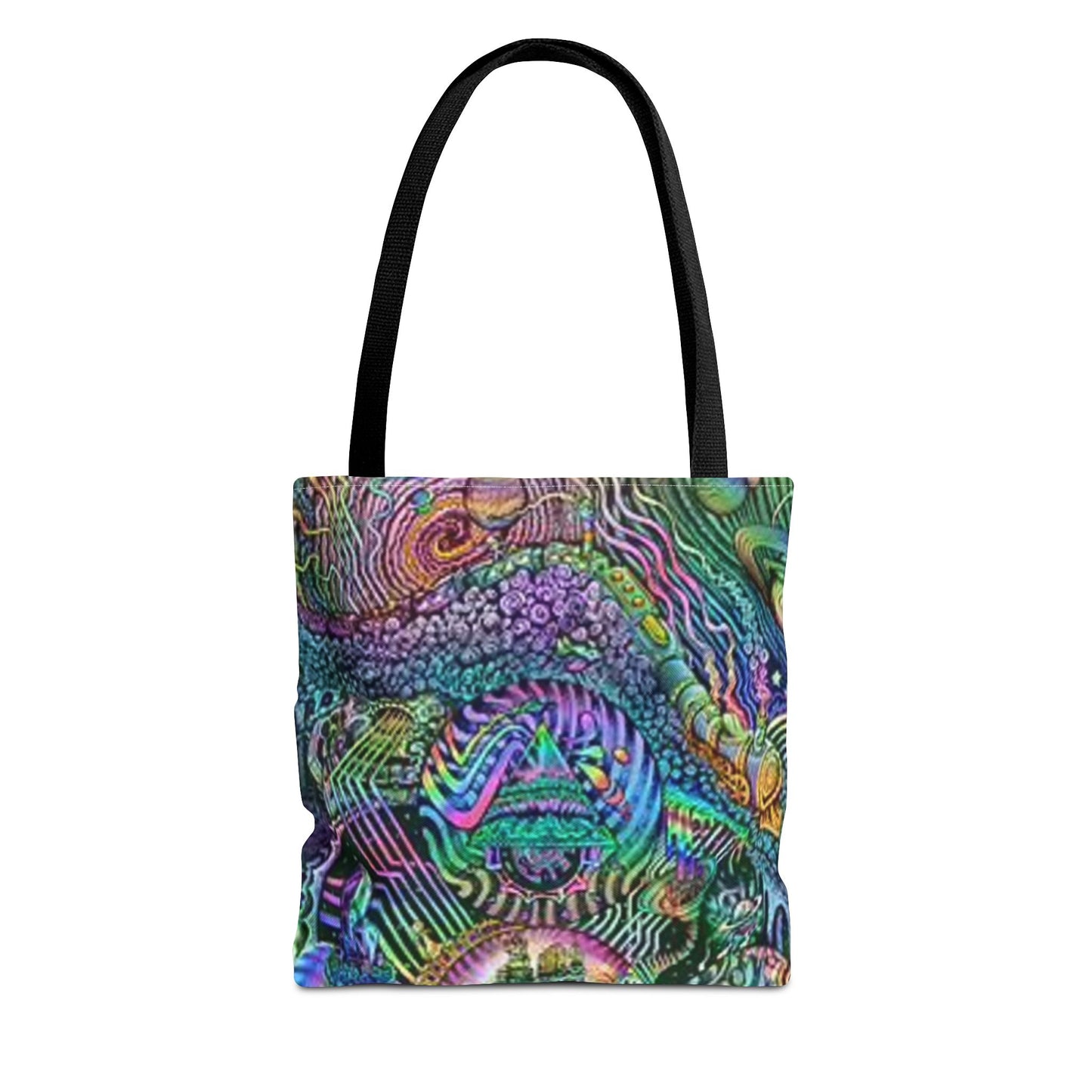 Trippy Rainbow Multi Color BRAND NEW MODERN Tote Bag (AOP)