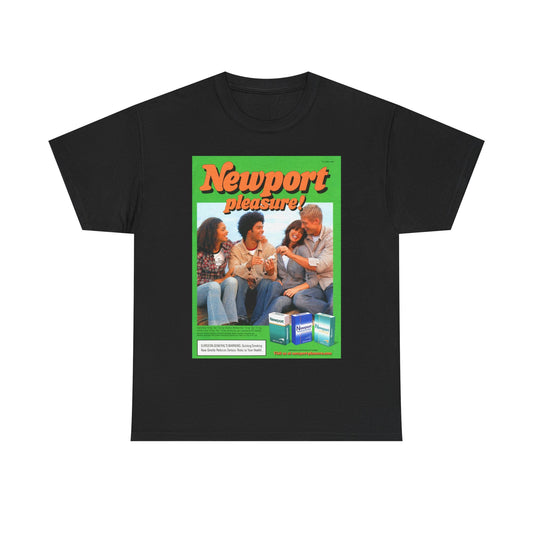 Newport T-shirt vintage retro poster art nostalgia Unisex Heavy Cotton Tee 90s