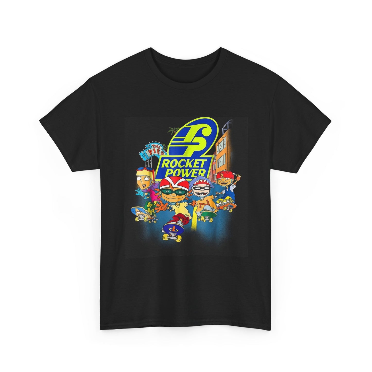 Rocket Power T shirt Skateboarding Retro 90's Cartoon Graphic Unisex