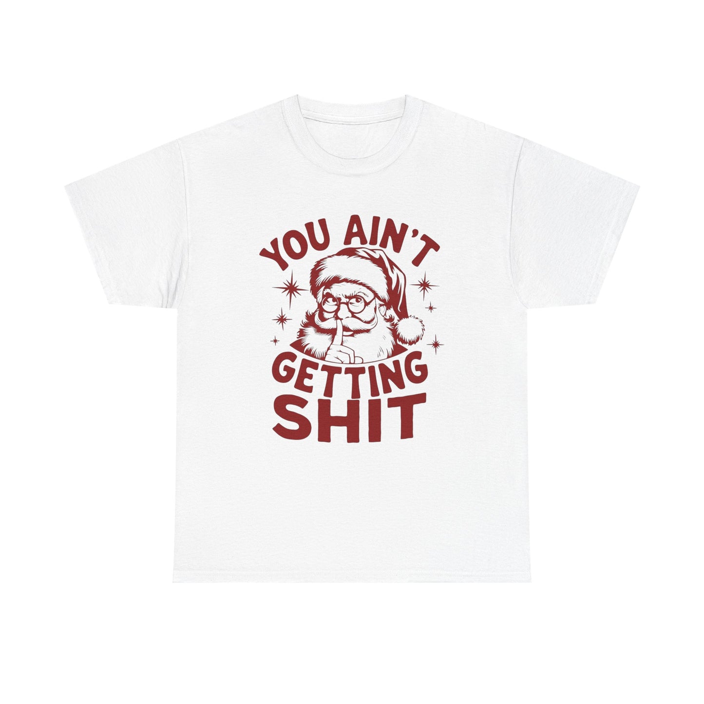 Funny Santa Christmas Graphic T Shirt NEW Unisex Heavy Cotton Tee