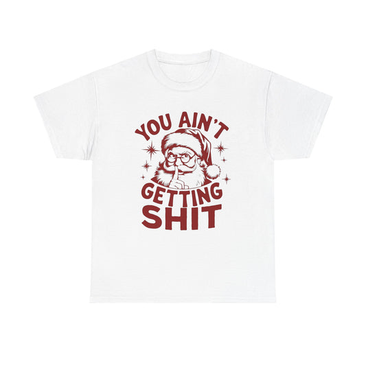 Funny Santa Christmas Graphic T Shirt NEW Unisex Heavy Cotton Tee
