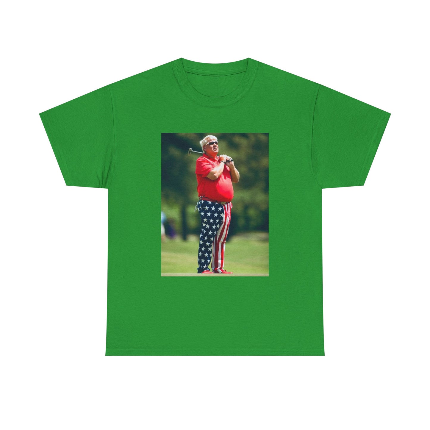John Daly Tshirt Golf American Flag Masters Tiger woods Unisex Heavy Cotton Tee