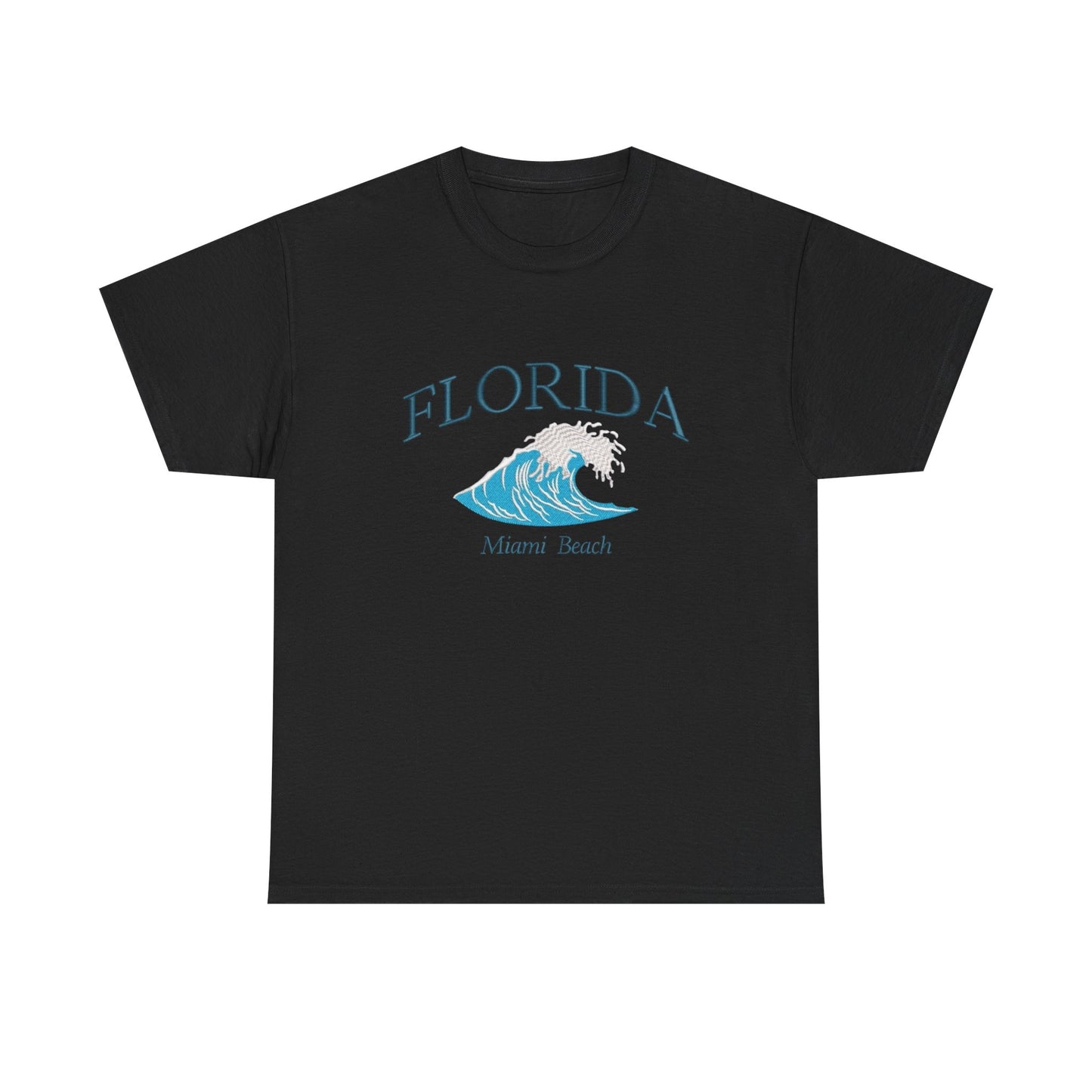 Florida Miami Beach Graphic T Shirt NEW Unisex Heavy Cotton Tee