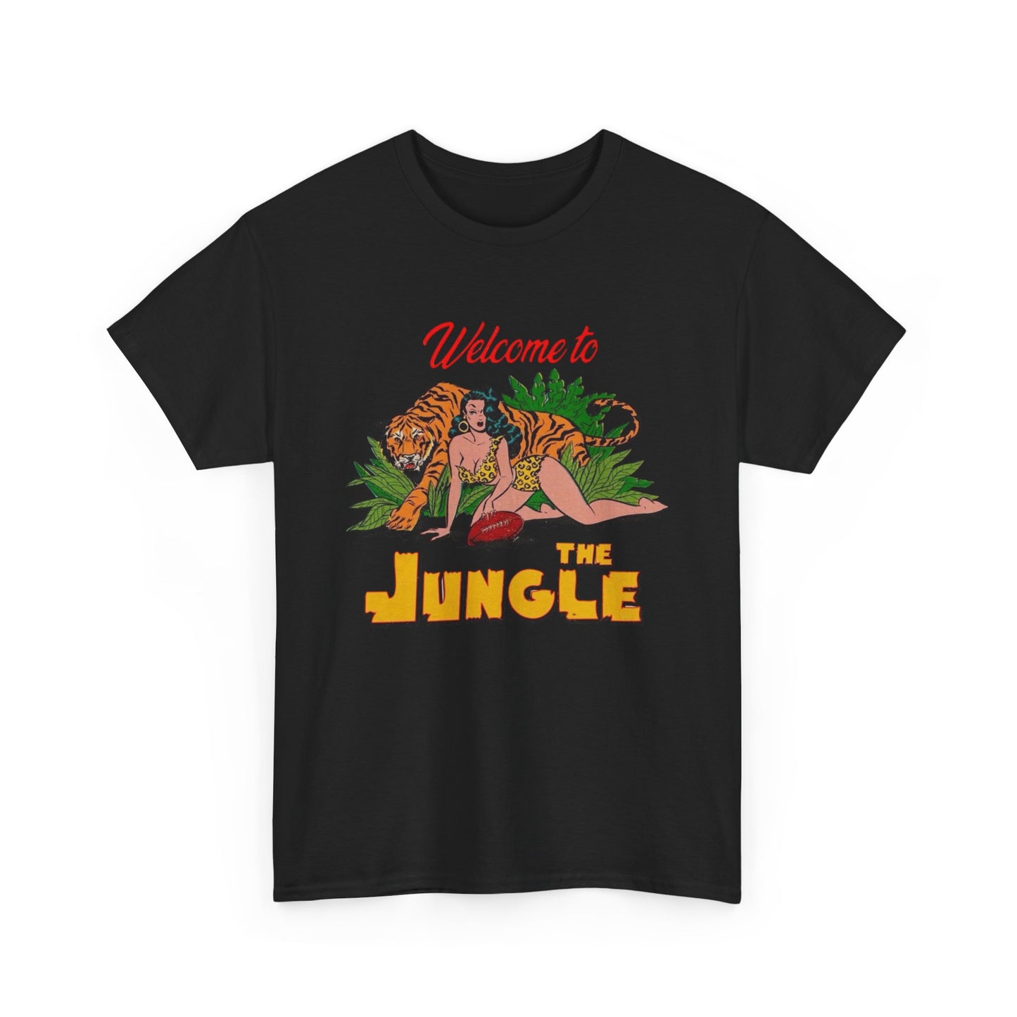 Welcome To The Jungle Graphic T Shirt Unisex Heavy Cotton Tee