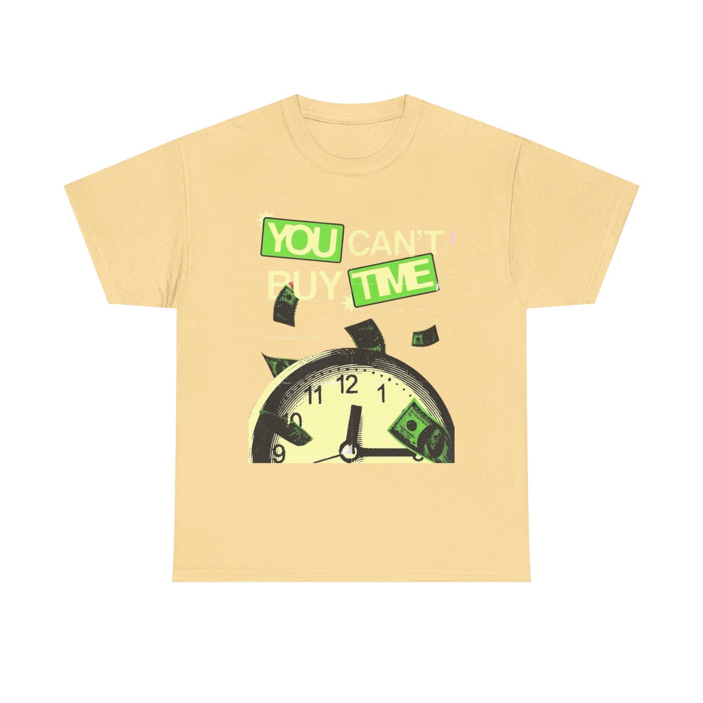 You Can't Buy Time Retro Graphic T Shirt Unisex Heavy Cotton Tee