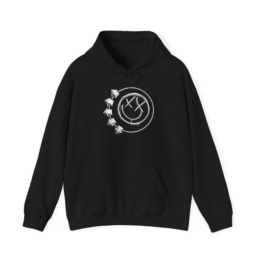 Blink 182 Graphic Vintage Logo Punk Rock Unisex Heavy Blend™ Hooded Sweatshirt
