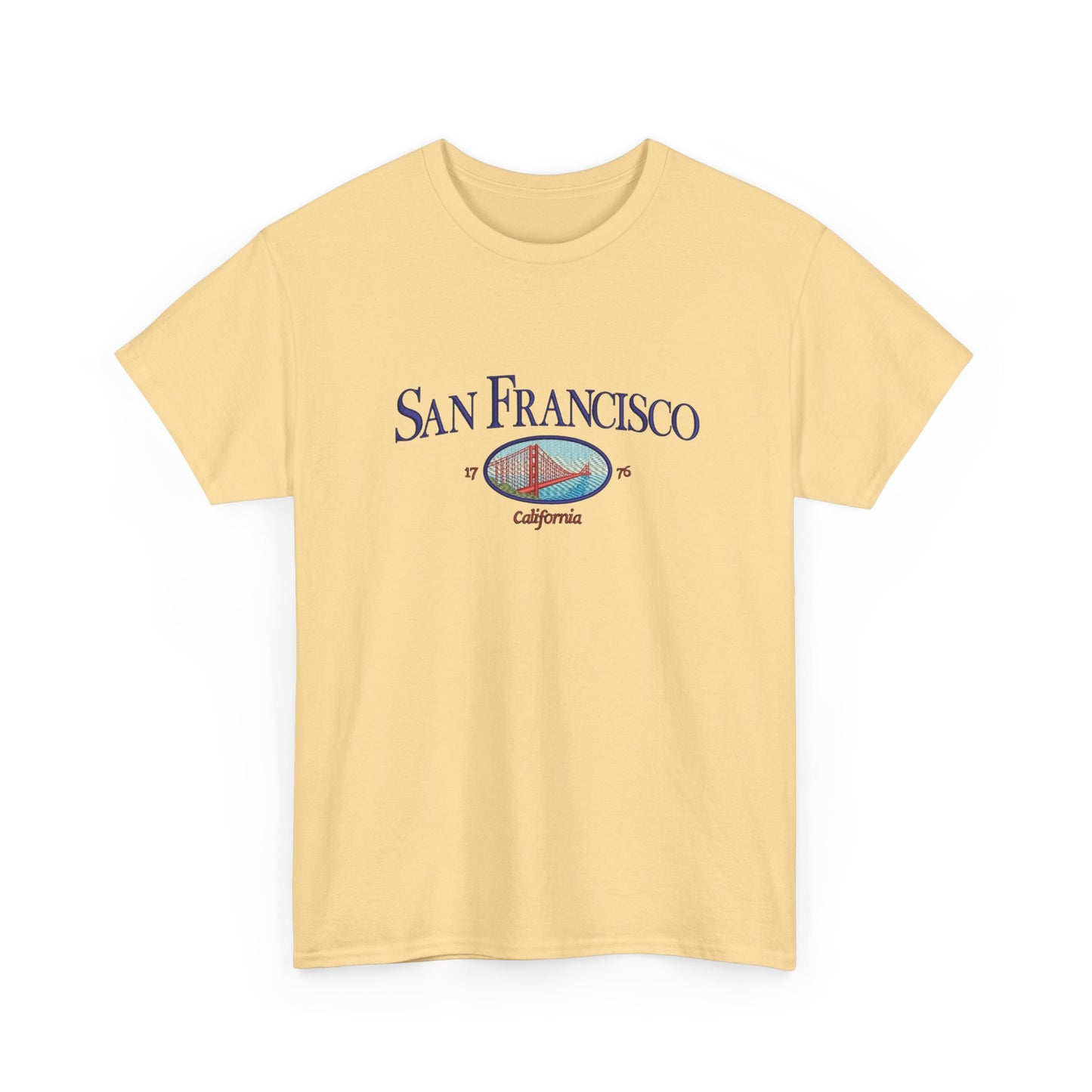 San Francisco California Retro Graphic T Shirt NEW Unisex Heavy Cotton Tee