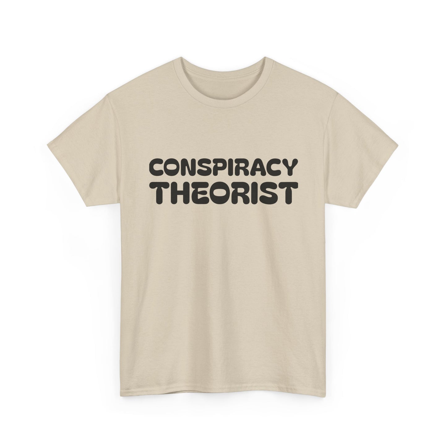 Conspiracy Theorist Funny Aliens UFO Graphic T Shirt Unisex Heavy Cotton Gift