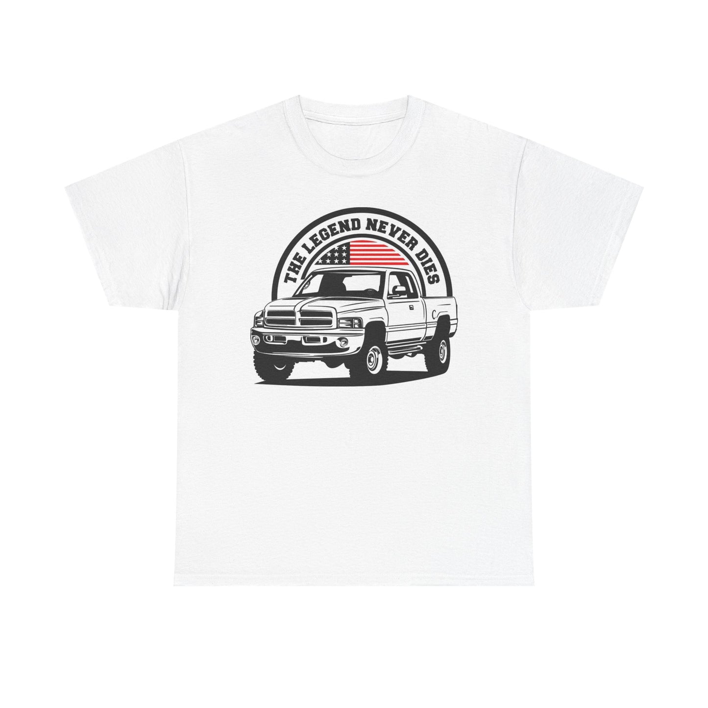 2nd Gen Ram Legends Never Die Graphic T Shirt Dodge Vintage Unisex Heavy Cotton