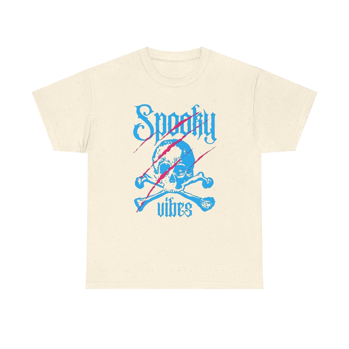 Spooky Vibes Graphic T Shirt NEW Unisex Heavy Cotton Tee