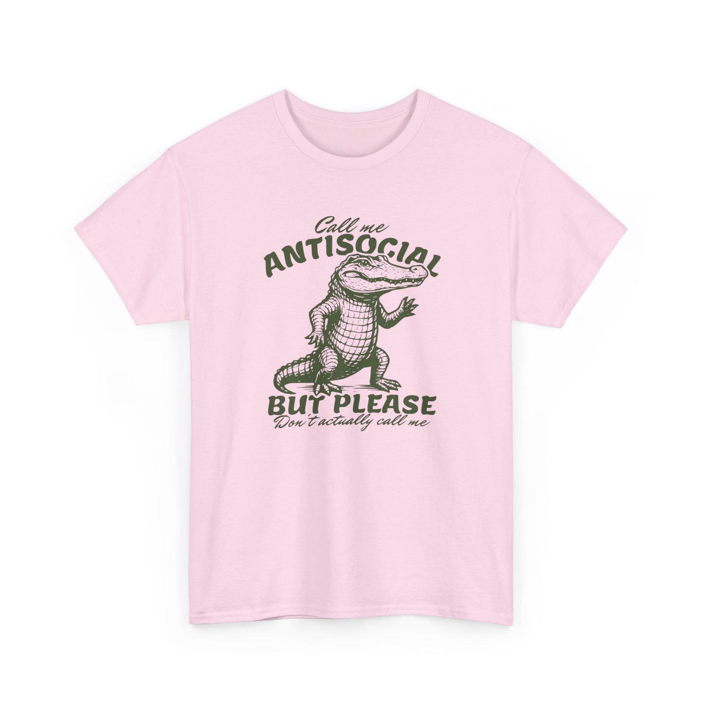 Call Me Anti Social Graphic T Shirt Womens Brand New Cotton Tee
