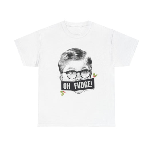 Oh Fudge Christmas Story Graphic T Shirt NEW Unisex Heavy Cotton Tee