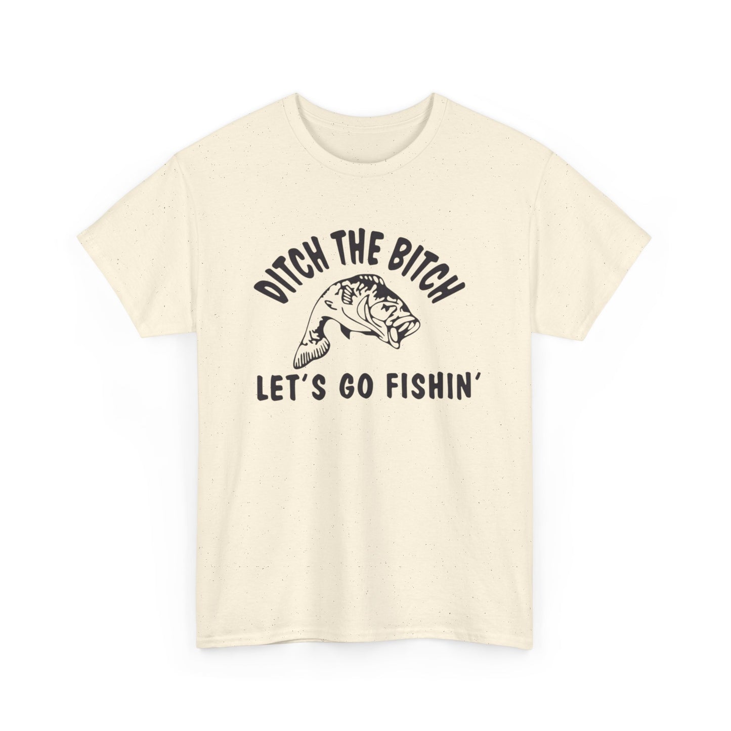 Lets Go Fishing Funny Graphic T Shirt NEW ADULT TEE VINTAGE