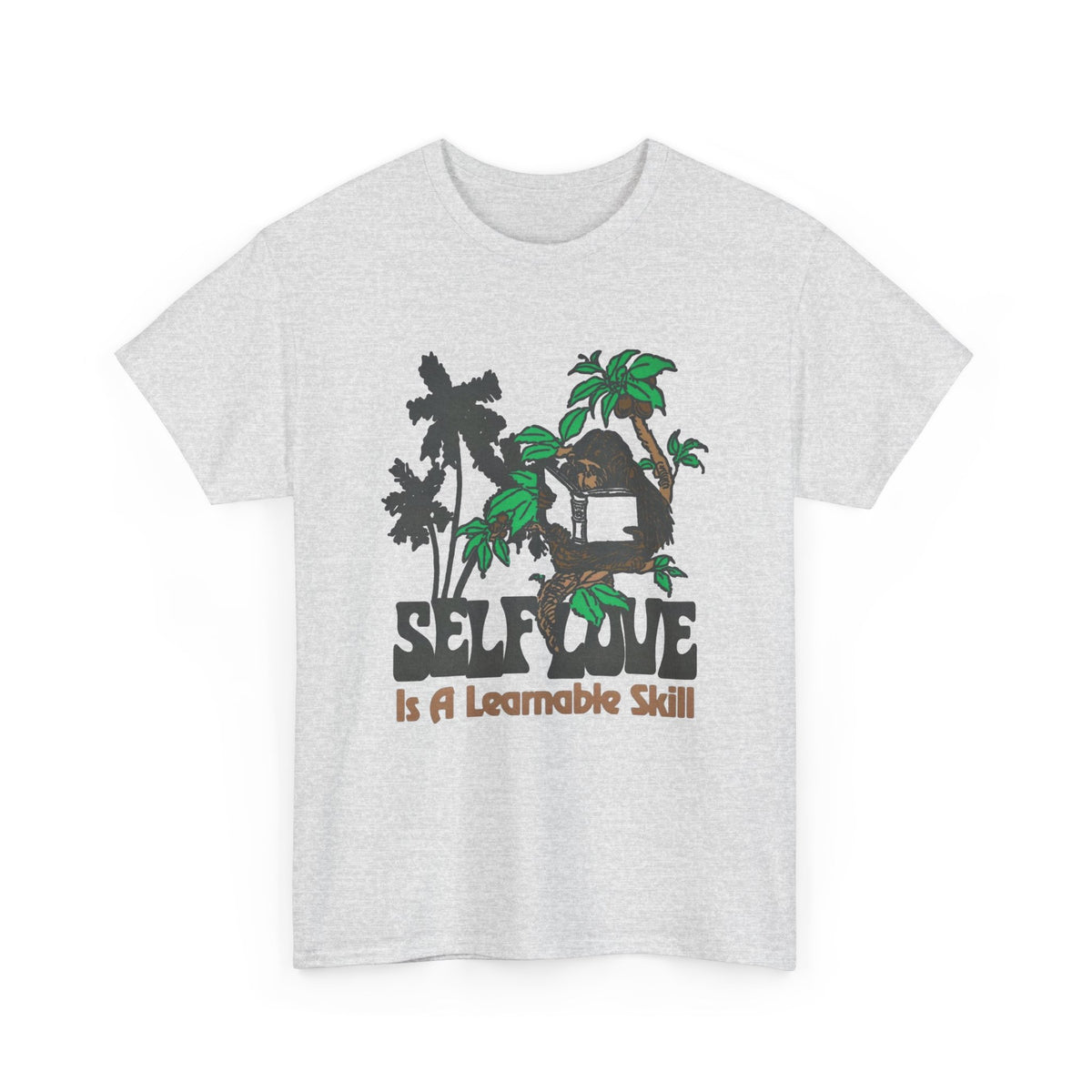 Self love Retro Graphic T-Shirt Men's Women's Classic Fit Heavy Cotton Tee