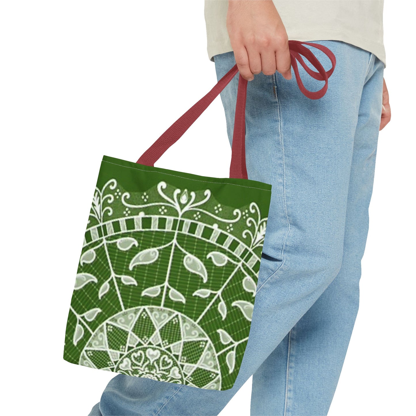 Green And White Multi Color BRAND NEW MODERN Tote Bag (AOP)