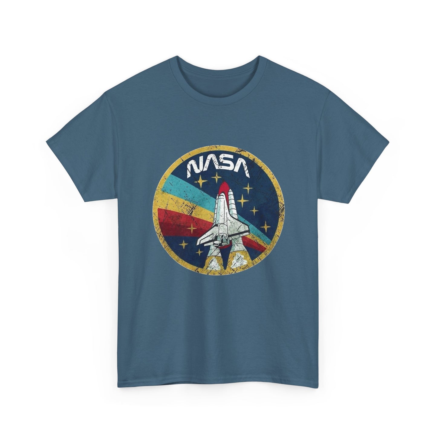 NASA Retro 90's Graphic T Shirt Unisex Heavy Cotton Tee