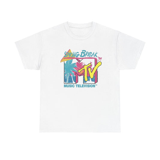MTV Spring Break 94 Graphic T Shirt Vintage Heavy Cotton Tee