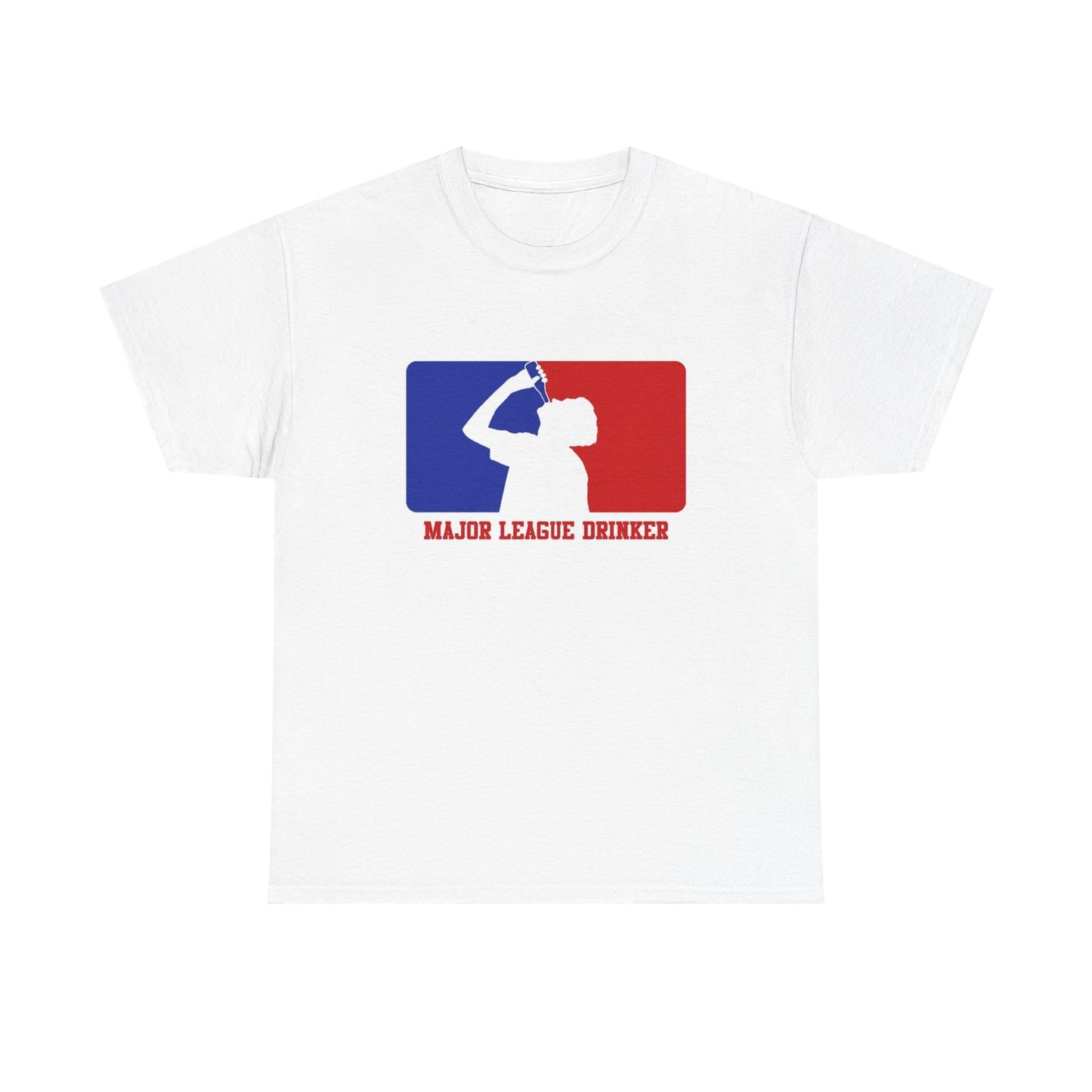Major League Drinker Graphic T Shirt Funny Beers Unisex Heavy Cotton Tee