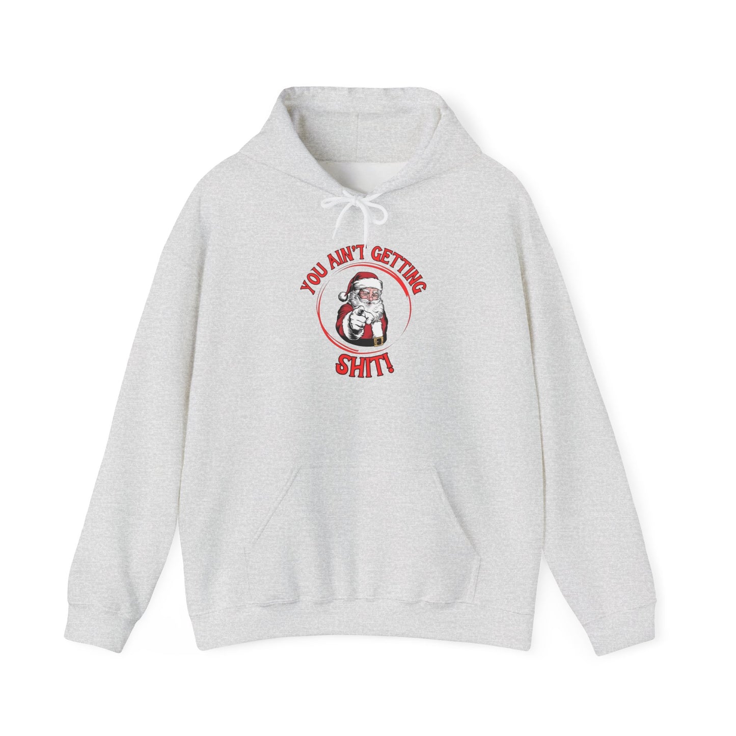 Funny Santa Jokes Humor Graphic Hoodie Unisex Heavy Blend™ Hooded Sweatshirt