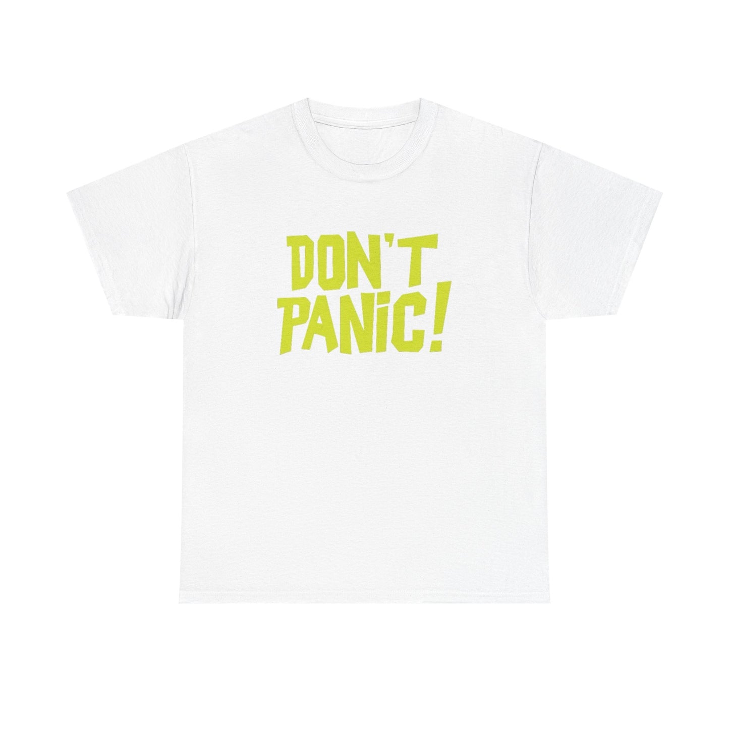 Don't Panic Graphic T Shirt NEW Adult Regular Sizing Tee