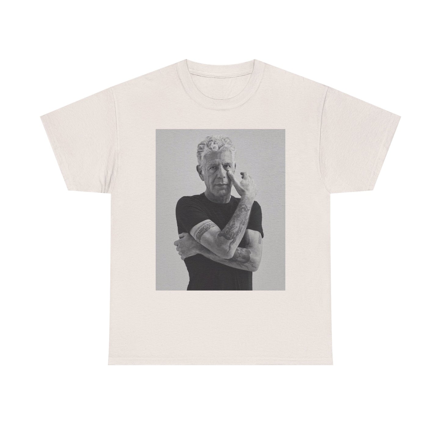 Anthony Bourdain Shirt New York Chef Vintage Graphic Unisex Heavy Cotton Tee
