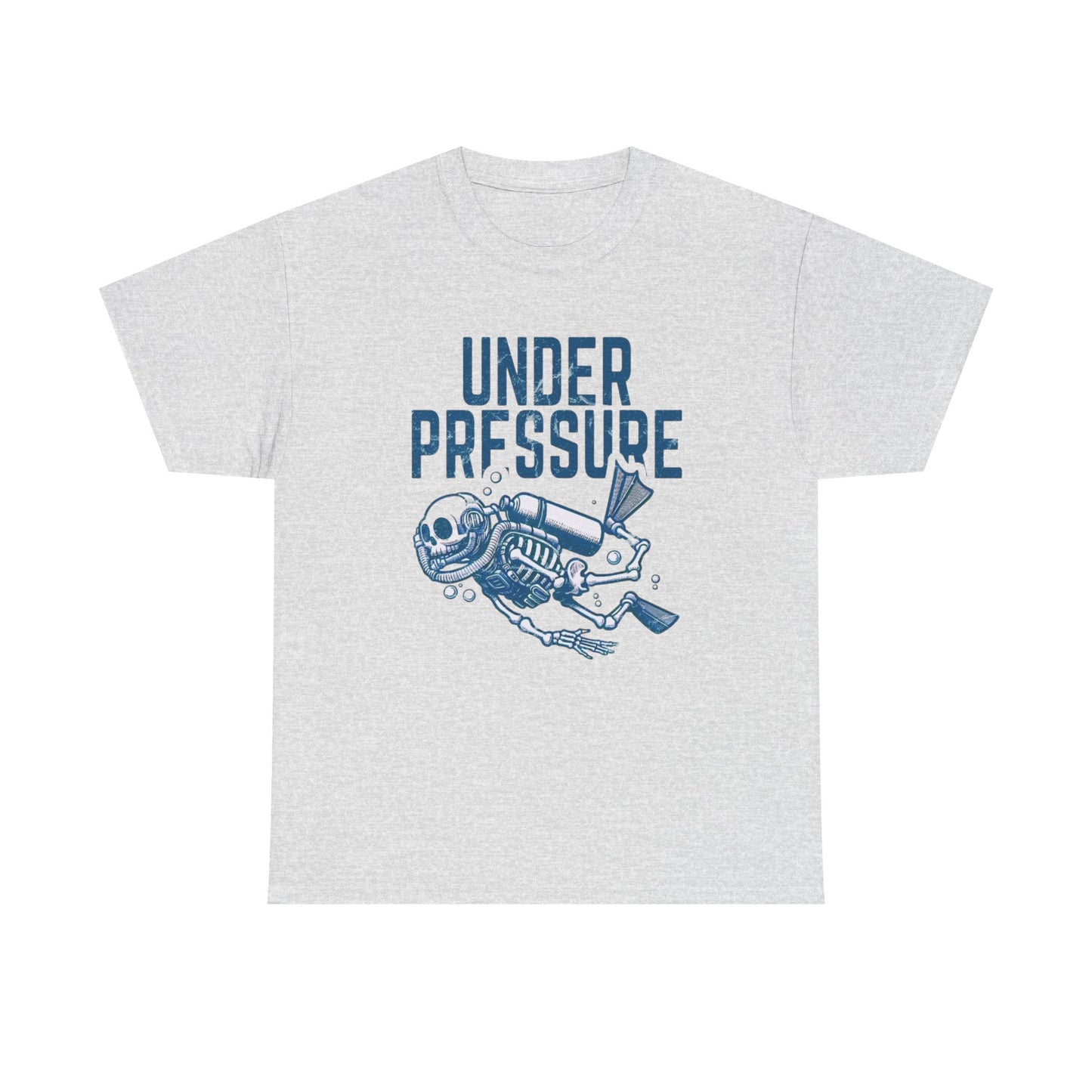 Under Pressure Scuba Diving Graphic T Shirt NEW Adult Unisex Heavy Cotton Tee