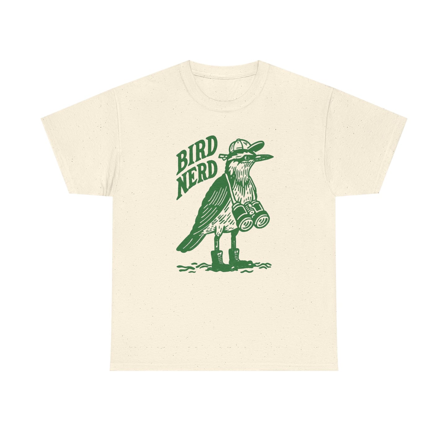 Bird Nerd Watching Funny Graphic T Shirt Men's Heavy Cotton Tee