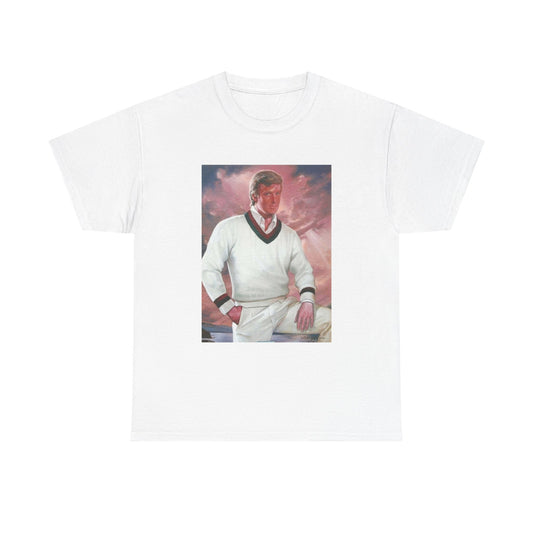 Trump Painting Tshirt Mar A Lago Florida Mansion 2024 Donald Unisex Heavy Cotton