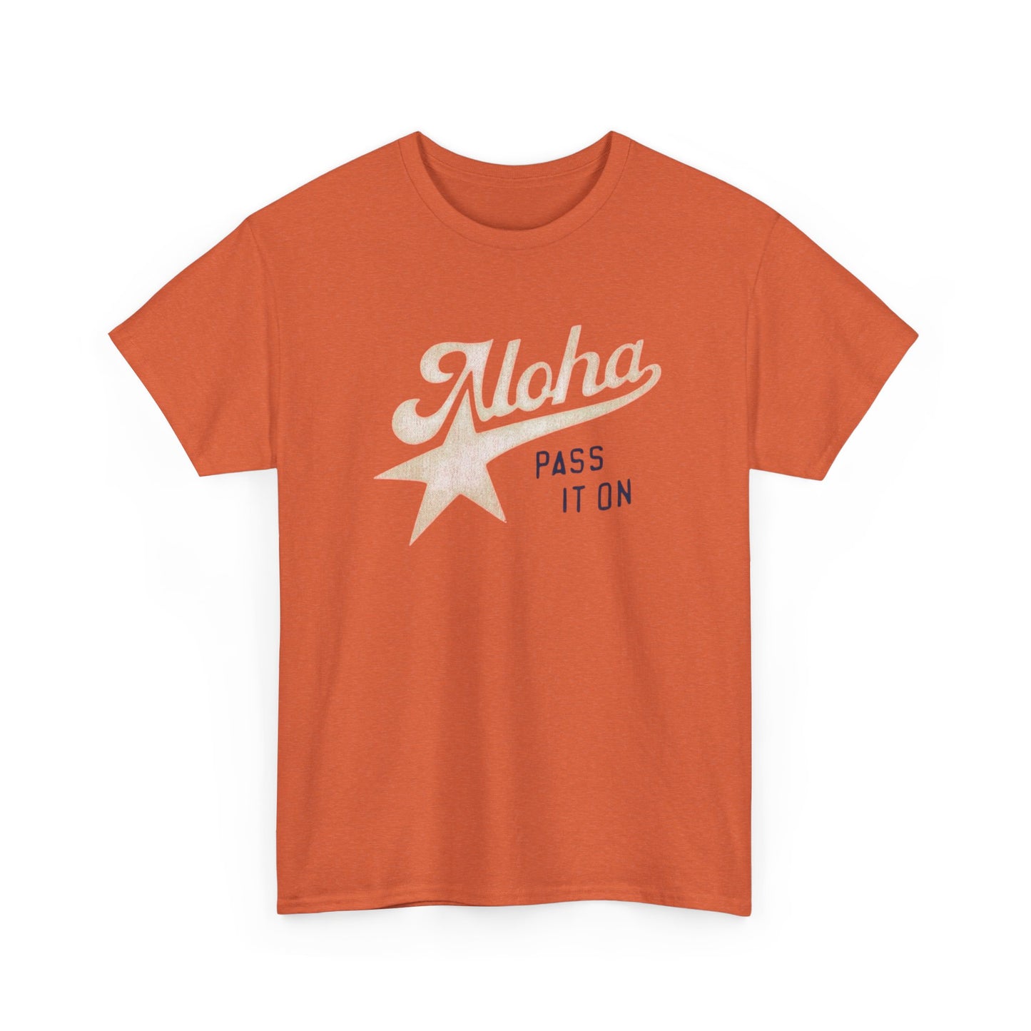 Aloha Graphic T Shirt Unisex Heavy Cotton Tee