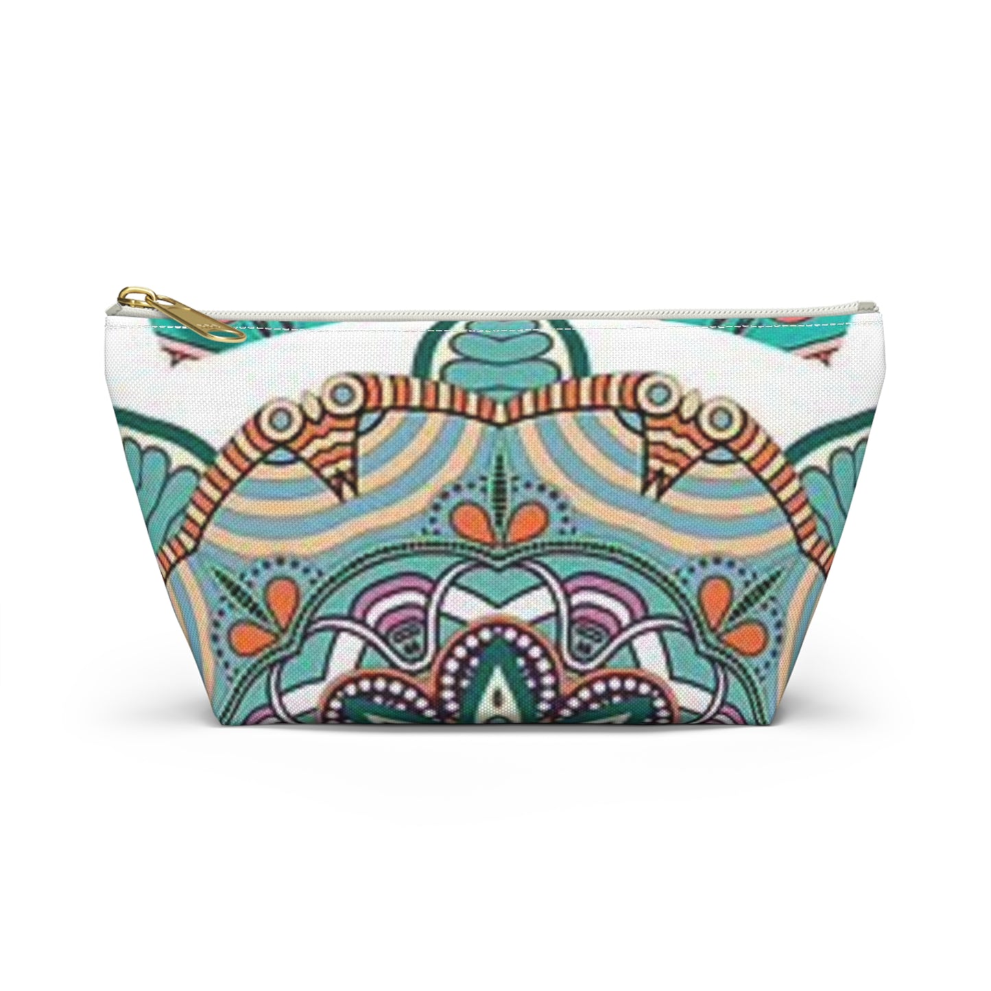Morrocan All Over Print Travel Bag Multi Color Accessory Pouch w T-bottom 2
