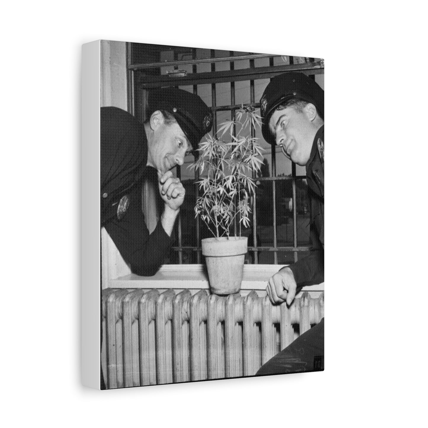 Reefer Madness Vintage Photo Weed Police Funny Matte Canvas, Stretched, 1.25"