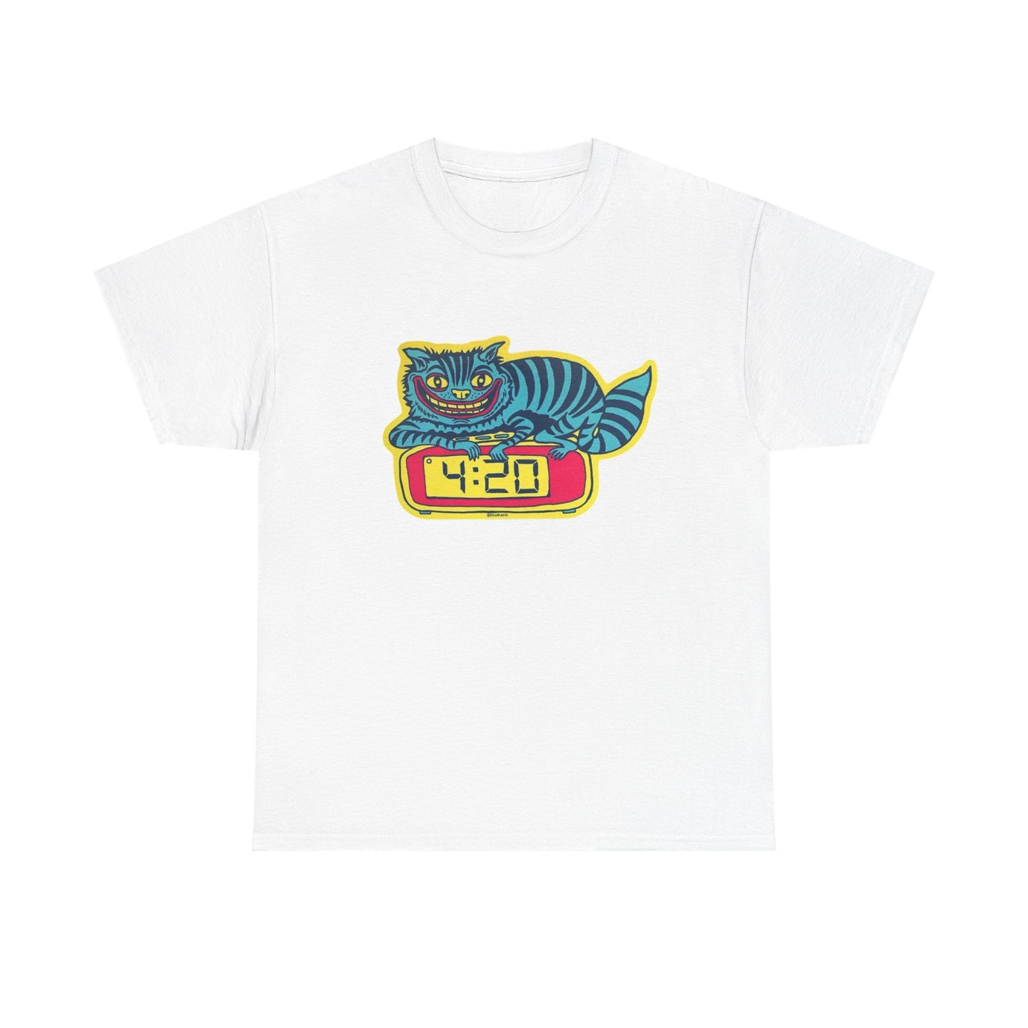 420 Cat Alarm T-Shirt NEW Gift Unisex Heavy Cotton Tee
