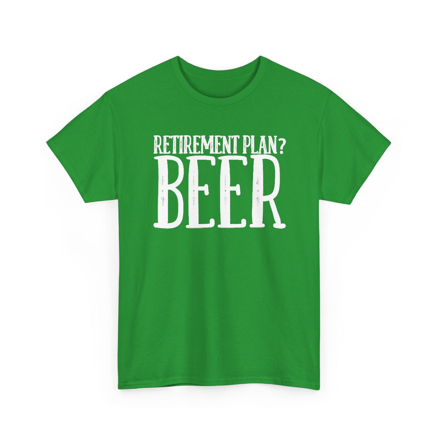 Retirement Plan Beer T Shirt Funny Graphic Cold Beer Retro Jokes Unisex