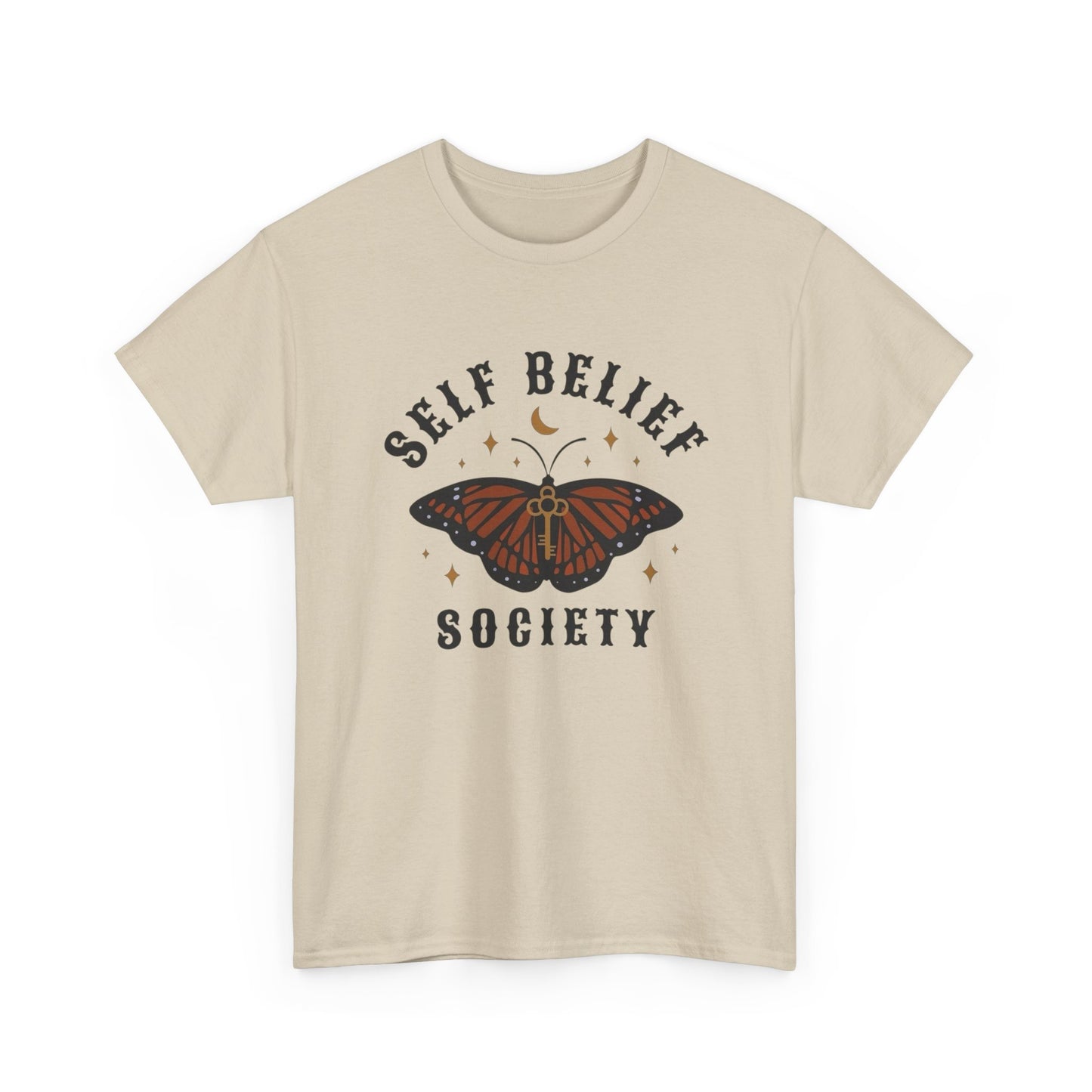 Self Belief Society T Shirt Unisex Heavy Cotton Tee