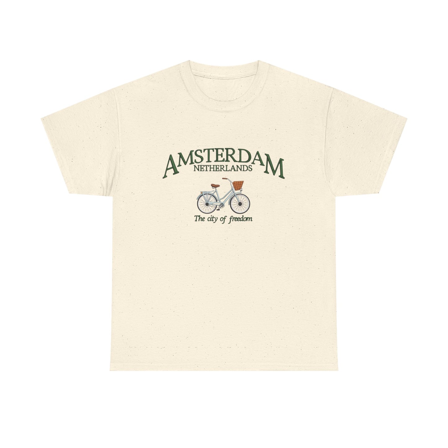 Amsterdam The City Of Freedom Graphic T Shirt NEW Unisex Heavy Cotton Tee