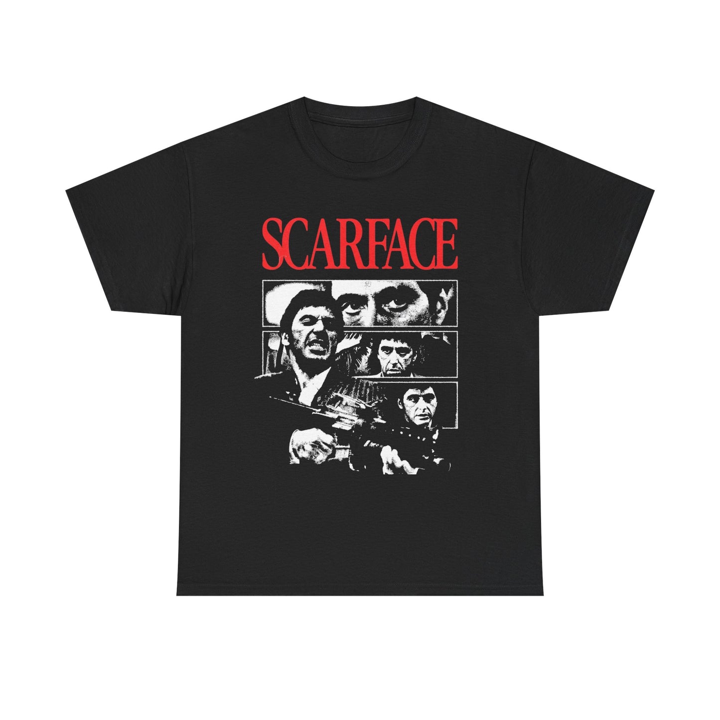 Scarface Vintage Movie Miami Graphic T Shirt NEW ADULT Unisex Heavy Cotton Tee