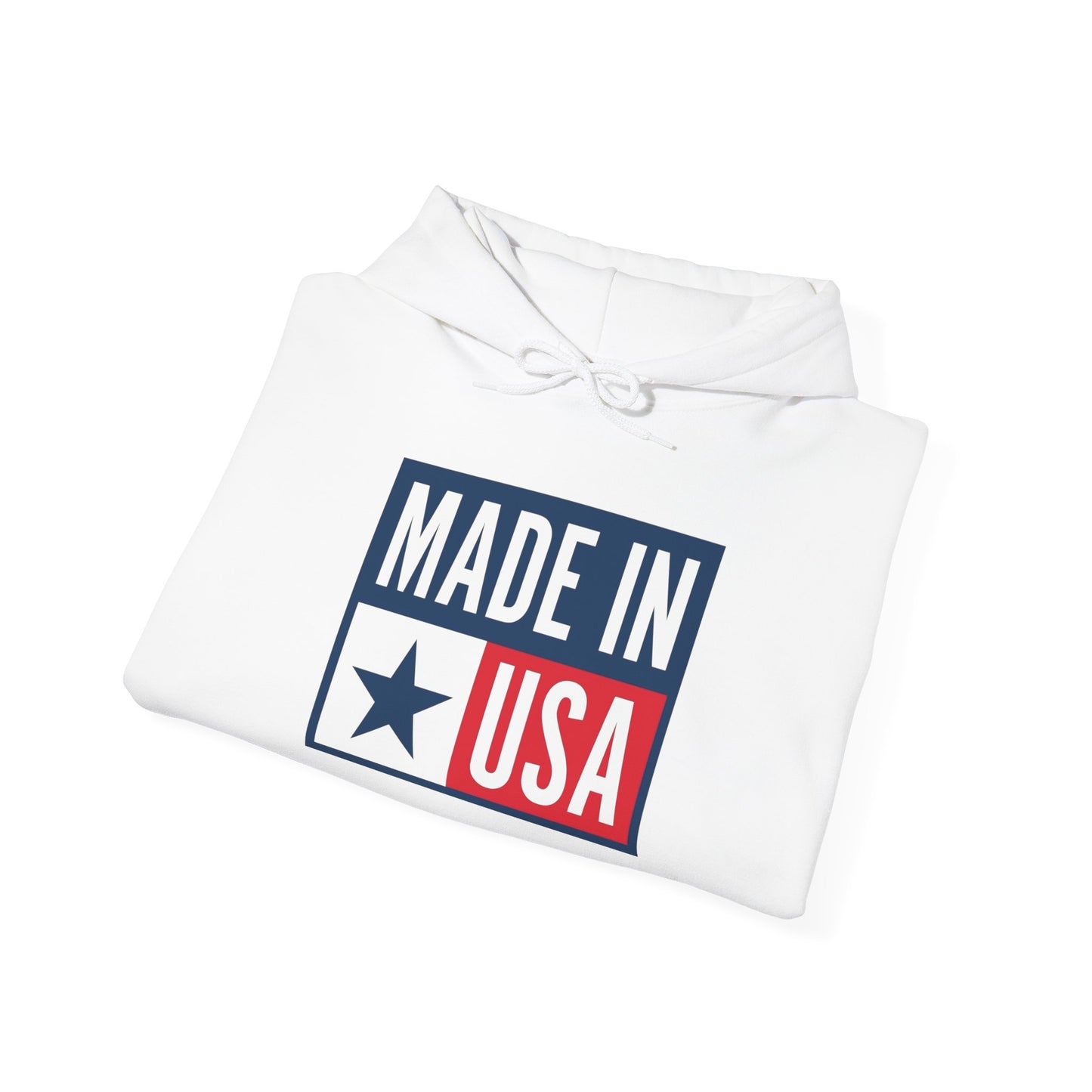 Made In The USA Graphic Hoodie Unisex Heavy Blend™ Hooded Sweatshirt