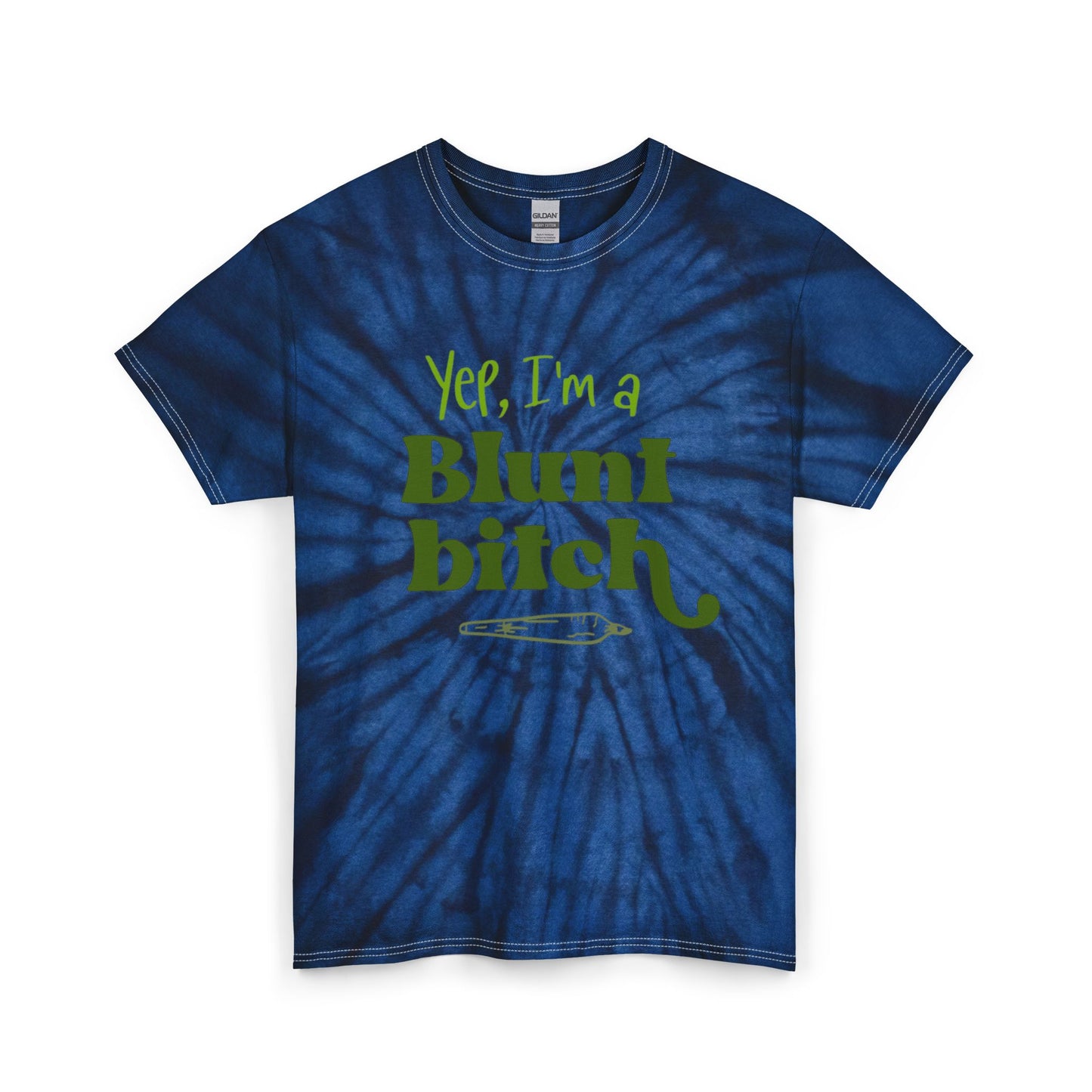 Yep Im A Blunt Weed 420 Graphic T Shirt Unisex Tie Dye Cotton Tee