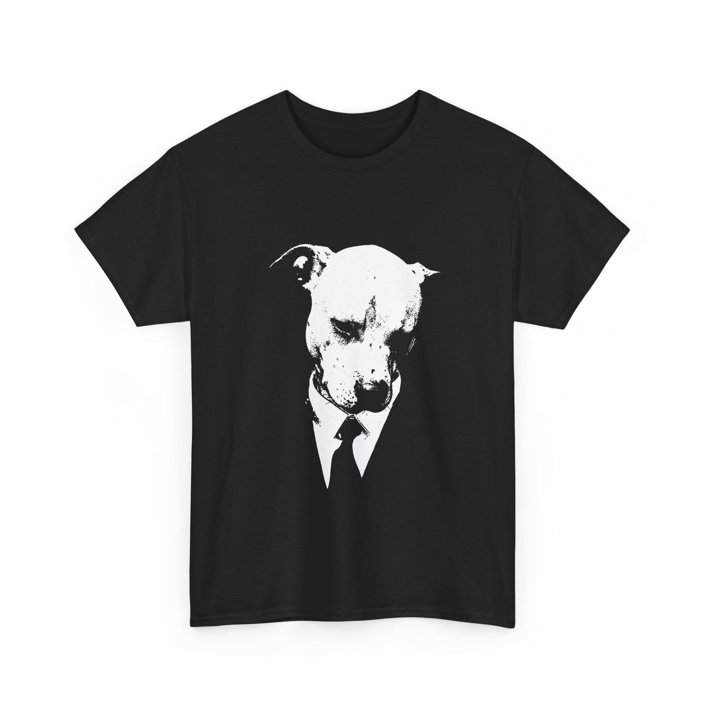 Sad Dog In A Suit Graphic T Shirt NEW GIFT Unisex Heavy Cotton Tee