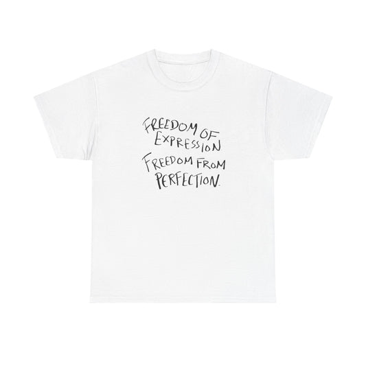 Freedom Of Expression Graphic T Shirt Unisex Heavy Cotton Tee Gift Vintage