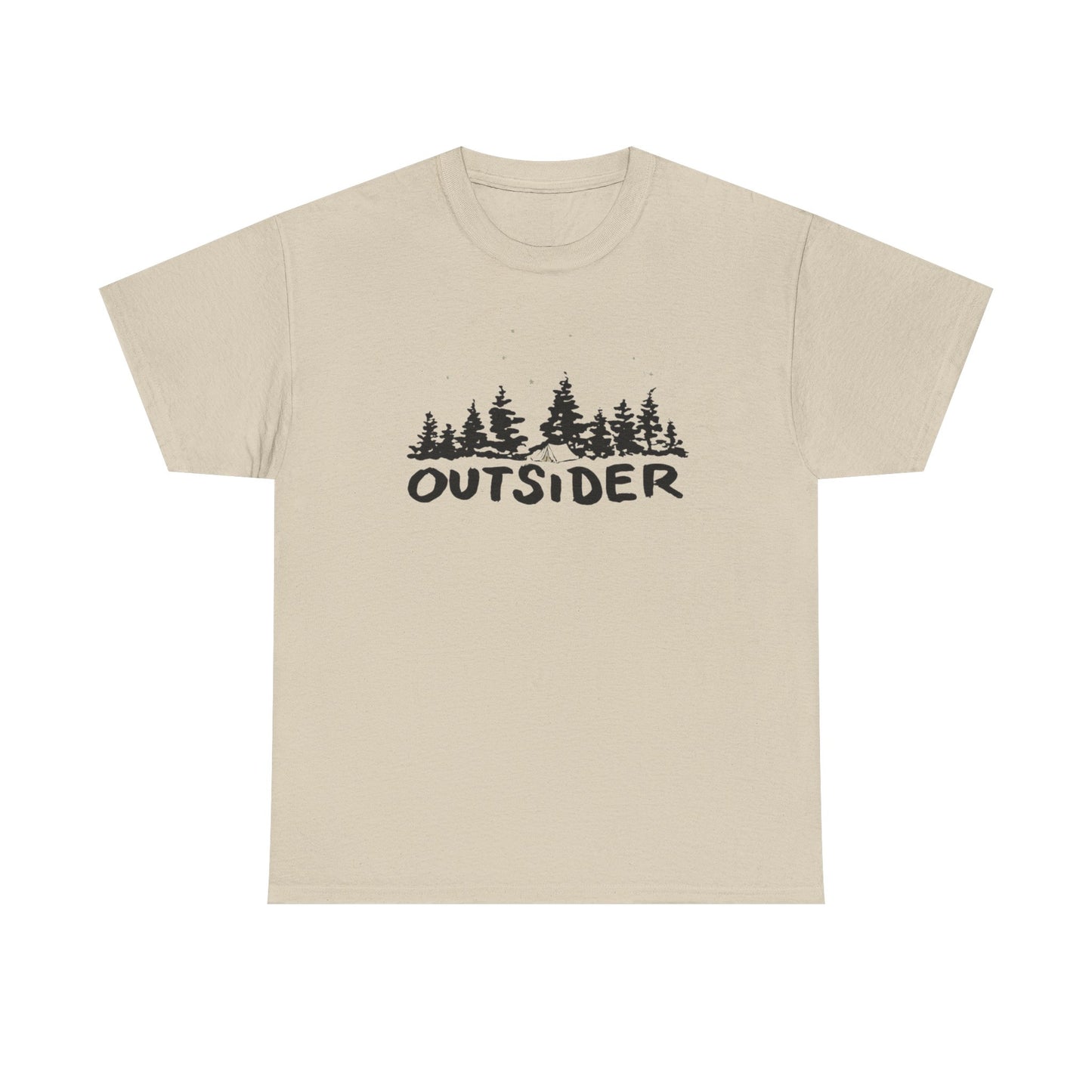 Outsider Camping Graphic T Shirt NEW ADULT
