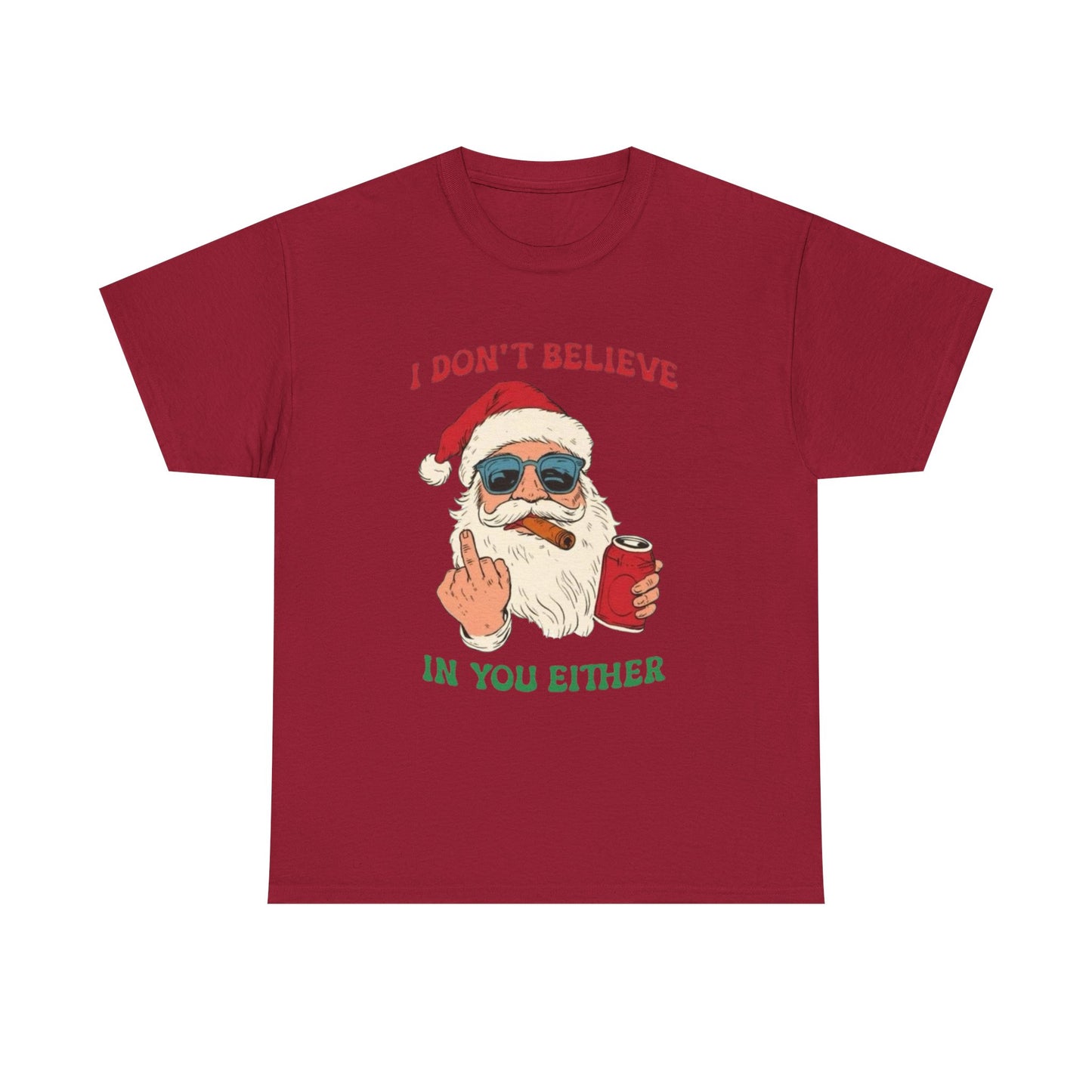 Funny Santa Tee Graphic T Shirt ADULT NEW