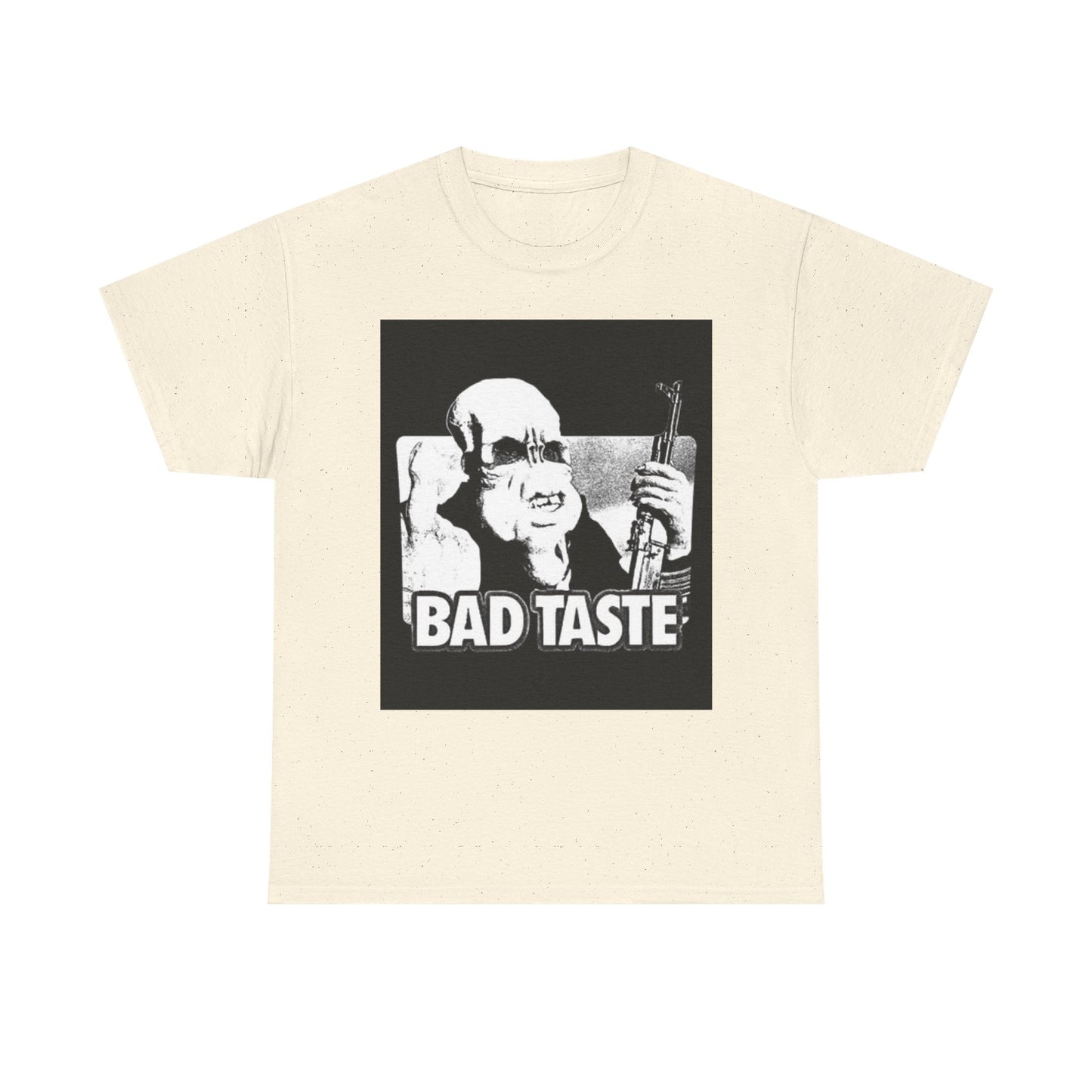 Bad Taste Poster Shirt Retro Graphic Art Unisex Heavy Cotton Tee