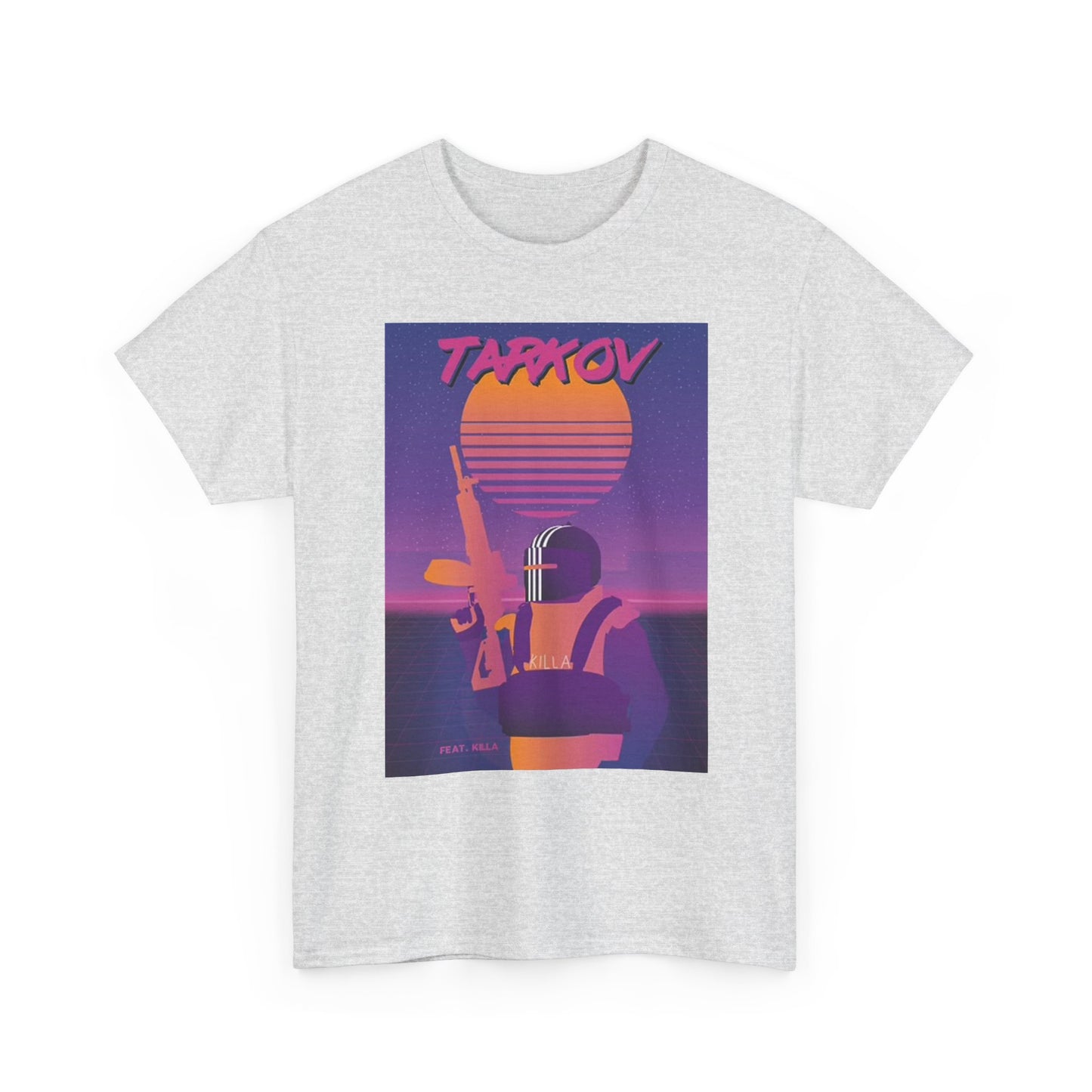 Tarkov Graphic T Shirt Vintage Video Game Poster Unisex Heavy Cotton Tee