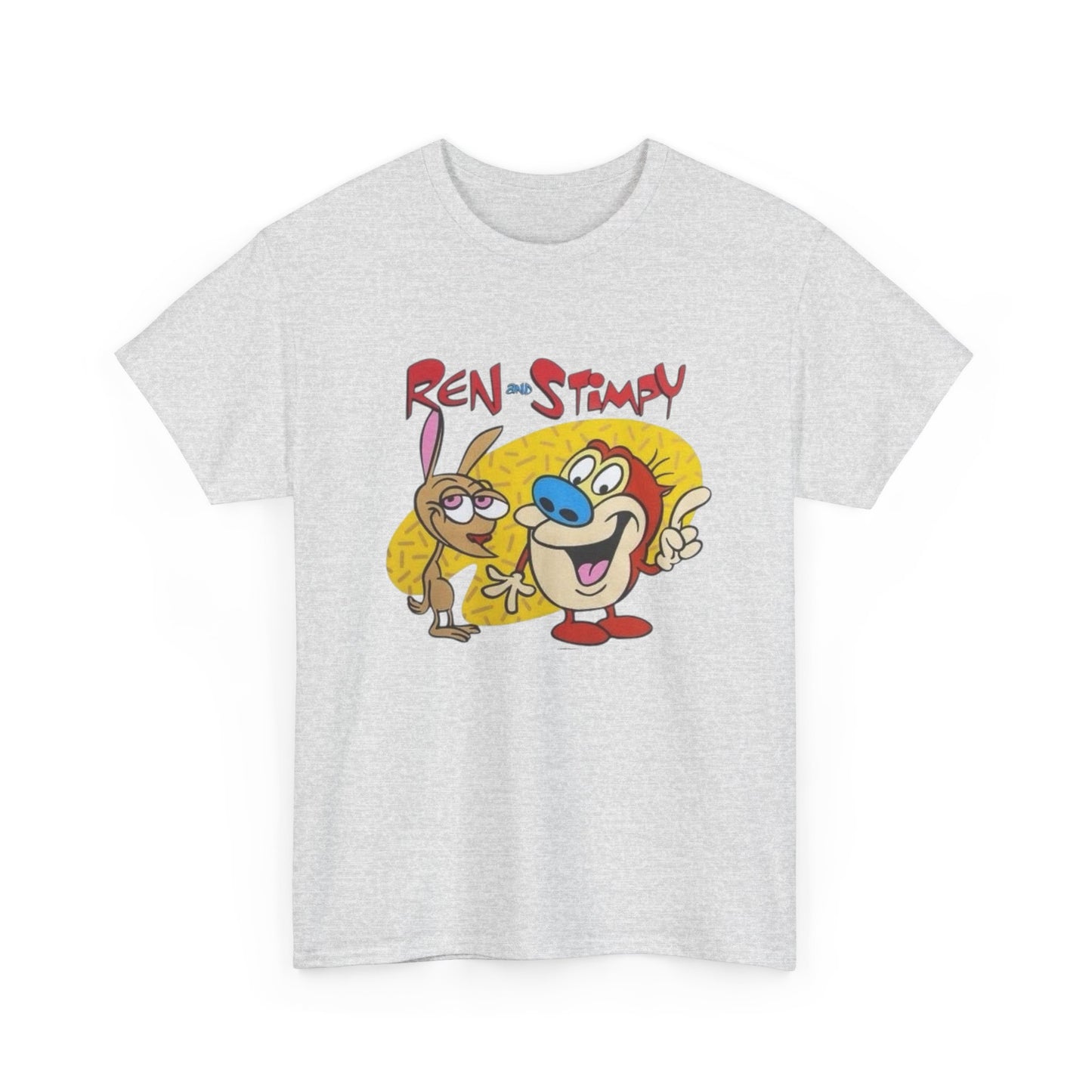 Ren And Stimpy Vintage Graphic T-Shirt Unisex Heavy Cotton Tee Gift NEW
