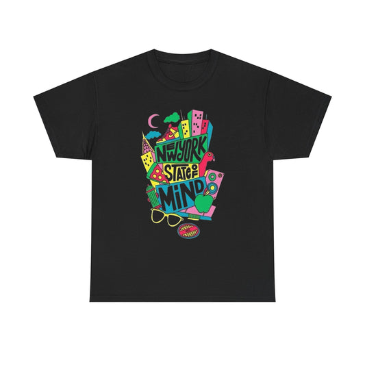New York State Of Mind Graphic T Shirt Unisex Heavy Cotton Tee