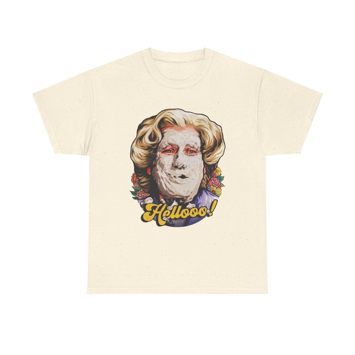 Ms Doubtfire Funny Vintage T-Shirt Men's Women's Heavy Cotton Tee NEW GIFT