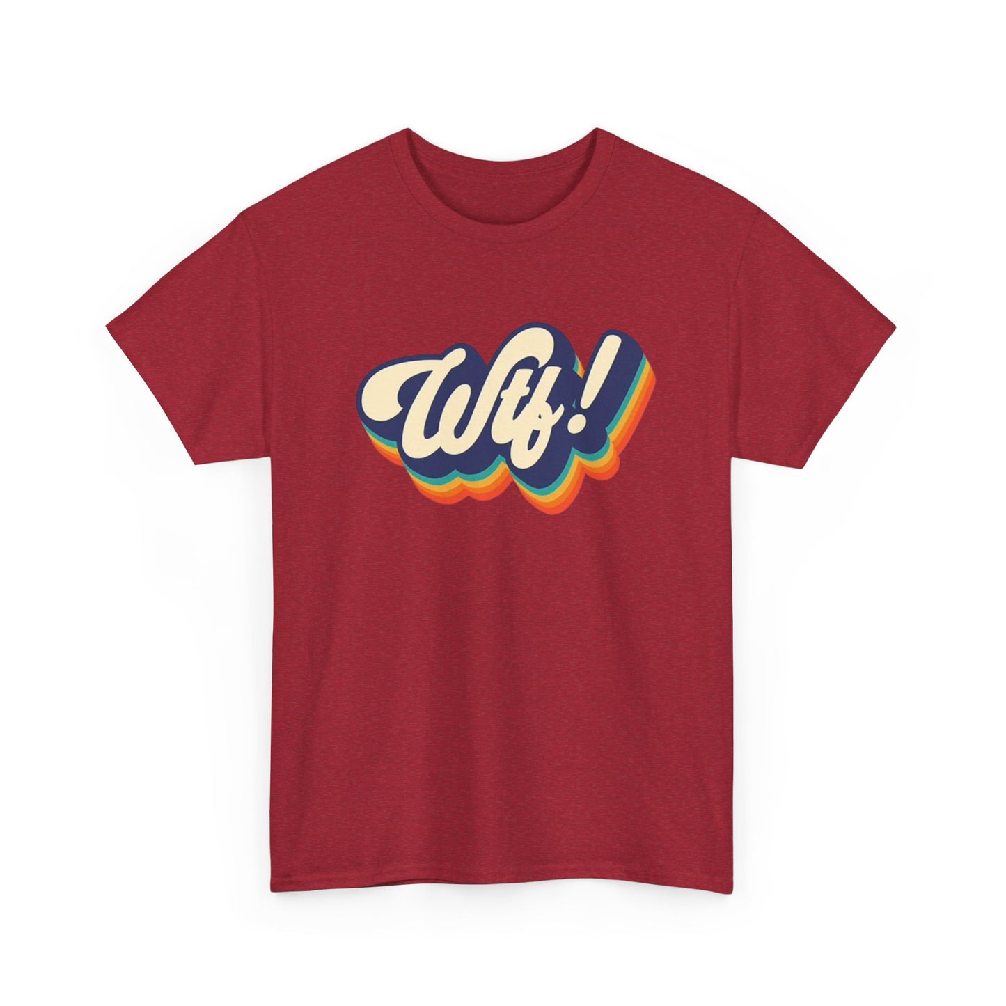 WTF Funny Graphic T Shirt BRAND NEW Apparel Unisex Heavy Cotton Tee