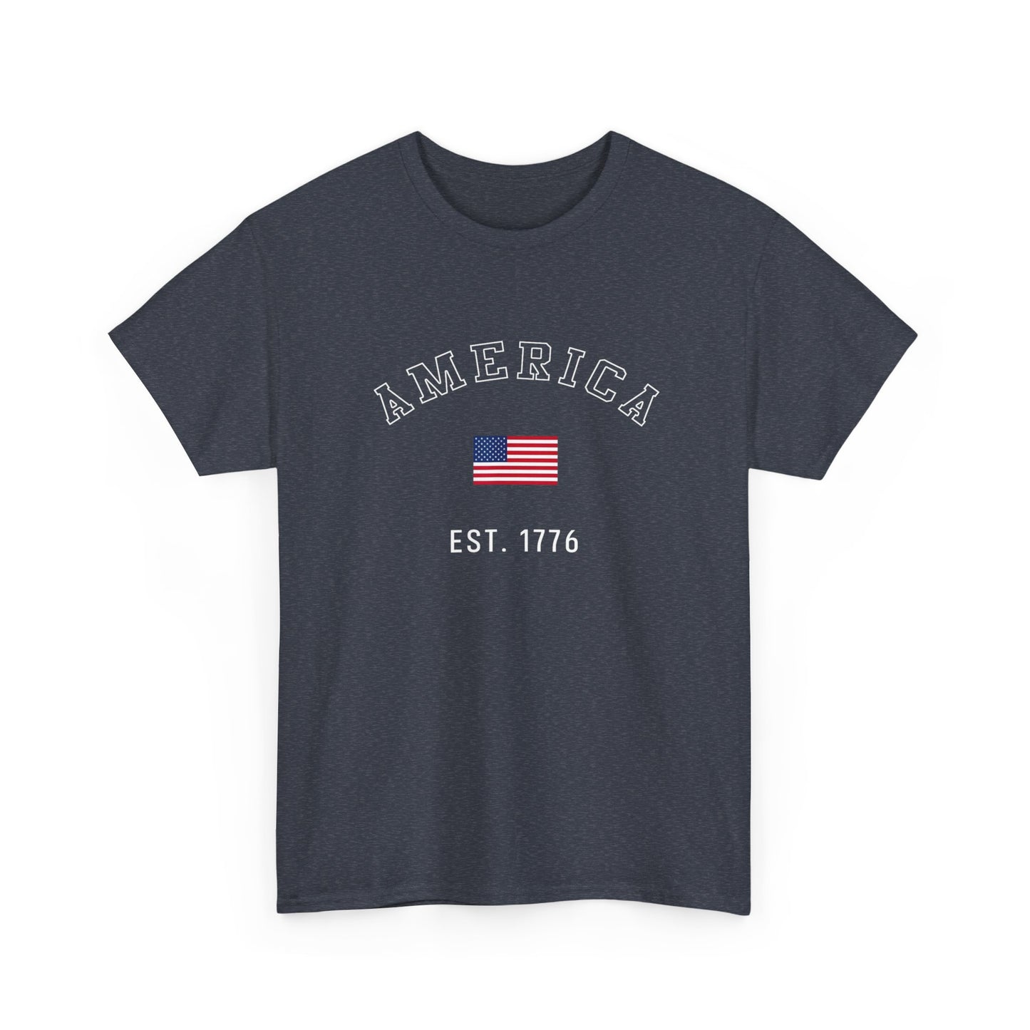 America EST 1776 Graphic T Shirt ADULT NEW