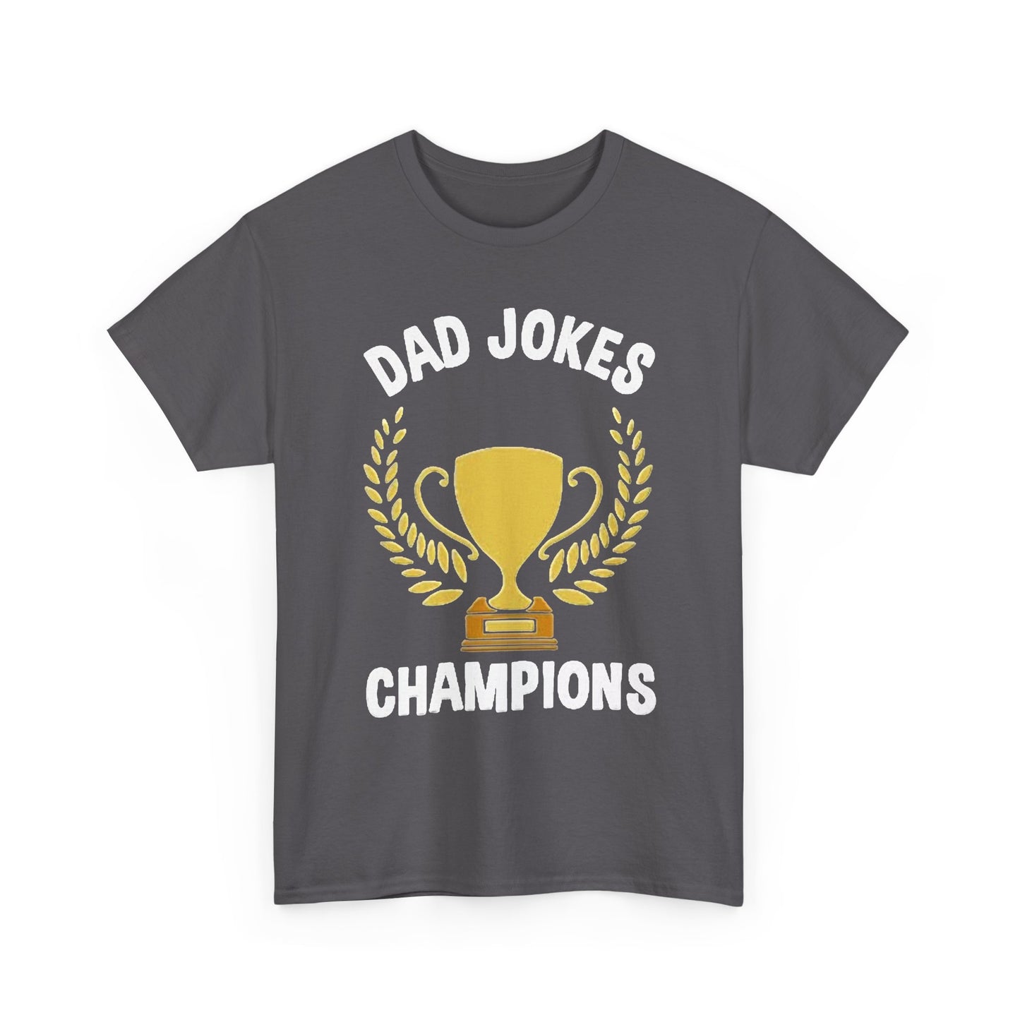 Dad Jokes Champion T SHIRT Retro Funny Jokes GIFT Unisex Heavy Cotton Tee
